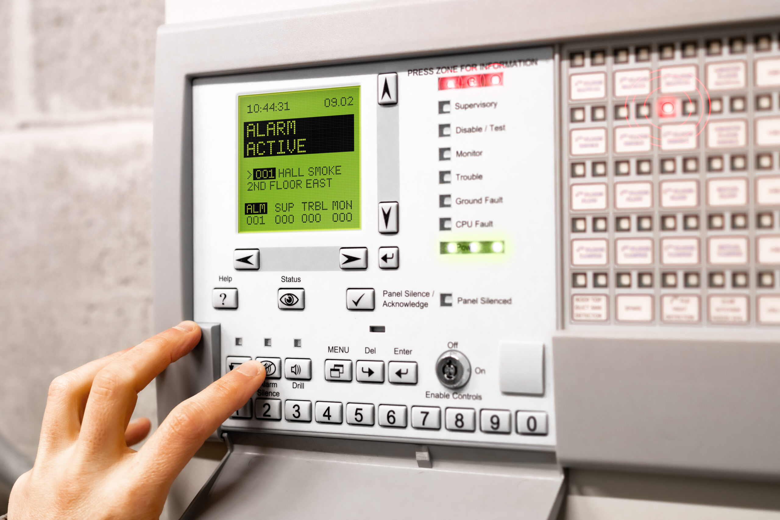 Fire alarm control