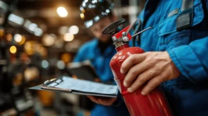 RACE and PASS are two memory aids taught in fire safety training. RACE sets the order of emergency actions, and PASS shows how to operate a portable fire extinguisher. Employers across Norfolk and Hampton Roads need fire safety training that employees can recall under stress. Warehouses, shipyard suppliers, schools, and multi-tenant buildings all depend on staff who know when to act and when to leave. This article explains how RACE and PASS work, what OSHA requires, how often training should happen, and how to document compliance. Key Takeaways RACE stands for rescue, alarm, confine, and extinguish or evacuate, and it gives employees a simple fixed order of actions. PASS means pull, aim, squeeze, and sweep, and OSHA requires annual extinguisher training for employees expected to use portable extinguishers. Virginia employers follow VOSH rules, which adopt the federal standard 29 CFR 1910.157 for portable fire extinguishers and employee training. Compliance depends on written emergency plans, signed training records, monthly extinguisher checks, and a professional annual inspection, all kept current. How RACE and PASS Guide Virginia Employees During Fire Emergencies RACE and PASS work together as a two-part response system. RACE tells employees what to do first, and PASS tells trained employees how to use an extinguisher on a small fire. Each method fits into a broader fire safety training program for staff. RACE Fire Safety Procedure RACE stands for rescue, alarm, confine, and extinguish or evacuate. Employees first move anyone in immediate danger to safety. They then activate the fire alarm and call 911, close doors to confine smoke and flame, and decide whether to extinguish or leave. The order matters because a sounded alarm starts the building response while employees are still acting. Early Fire Alarm Activation Sounding the alarm early starts the evacuation and notifies the fire department before a small fire grows. In commercial buildings, a pull station signals a monitored fire alarm system and alerts every occupant at once. In our experience with commercial properties, delayed alarms usually happen when someone tries to handle a fire quietly first. Fire safety training for employees should state plainly that the alarm comes first. Closing Doors Helps Contain Fire and Smoke Closing doors starves a fire of oxygen and slows smoke travel into corridors and exits. Smoke, not flame, blocks most escape routes, so a closed door buys time for evacuation. This step costs a few seconds and needs no equipment. Employees should close doors behind them as they leave, but never lock them. PASS Fire Extinguisher Method PASS stands for pull, aim, squeeze, and sweep. Employees pull the pin, aim the nozzle at the base of the fire, squeeze the handle, and sweep side to side. Aiming at the base matters because fuel burns at the base, not in the flames above it. Fire extinguisher safety training should include practice with the actual extinguisher type used on site. When to Use a Fire Extinguisher or Evacuate Employees should fight a fire only when it is small, the exit is behind them, and the alarm is already sounding. They should leave when smoke fills the room, the fire spreads, or the extinguisher runs empty. Portable extinguishers discharge for a short time, often under 30 seconds. Training should give staff clear permission to evacuate without hesitation. OSHA Training Requirements and Compliance Steps for Virginia Businesses Virginia private employers fall under VOSH, the Virginia Occupational Safety and Health program run by the Virginia Department of Labor and Industry. VOSH enforces fire extinguisher and emergency plan rules that match the federal OSHA standards. The steps below explain what OSHA fire safety training requires and how businesses in Hampton Roads can stay compliant. OSHA Fire Extinguisher Training Requirements OSHA requires employers who provide extinguishers for employee use to offer an education program. The program covers general extinguisher principles and the hazards of fighting early-stage fires. Employees designated to use extinguishers also need hands-on practice. Employers must provide this training at initial assignment and again each year. Required Frequency of Employee Fire Safety Training Employees must receive fire extinguisher training when first hired and at least once every 12 months after that. Employees with extinguisher duties need annual hands-on practice as well. Emergency action plan training is also required at hire and whenever the plan changes. Many Norfolk employers schedule refreshers during October, which includes Fire Prevention Week. Emergency Action Plans and Fire Prevention Plans Two written plans support training: the emergency action plan and the fire prevention plan. OSHA 1910.38 covers the emergency action plan, including reporting, evacuation routes, and employee roles. OSHA 1910.39 covers the fire prevention plan, including hazards and housekeeping. Employers with 10 or fewer employees may communicate these plans orally. Fire Safety Training Documentation and Recordkeeping Compliance requires training records plus working extinguishers. Employers should record the date, topics, instructor, and attendee names for every session. Extinguishers need a visual check each month and a documented annual maintenance check under NFPA 10, the national extinguisher standard. Coastal Hampton Roads humidity and salt air can corrode cylinders and gauges, so monthly checks catch damage early. Choosing the Right Fire Extinguisher Training Course Businesses should choose a course that matches their extinguishers, hazards, and shift schedules. Online fire safety training can cover the education requirement, but it cannot replace hands-on practice for designated users. Multi-site employers should also confirm that every location uses the same procedures and records. If requirements are unclear, ask the local fire marshal and a qualified fire protection company. Schedule Fire Extinguisher Training and Inspections in Norfolk and Hampton Roads Professional Fire Protection Systems is a locally owned company serving Virginia and Eastern North Carolina from Norfolk. The company provides fire extinguisher service, inspection, service, and repairs, and 24/7 on-call technicians for urgent system issues. Contact us to request a quote or schedule an evaluation. Frequently Asked Questions How often must employees receive fire safety training? OSHA requires fire extinguisher education when employees are first hired and at least annually after that. Employees assigned to use extinguishers also need hands-on practice at assignment and every year. How do you get fire safety certified? OSHA does not issue a certificate for extinguisher training, so employers document their own sessions. Many businesses use a qualified instructor, record attendance and dates, and keep records. Ask your insurer or local fire marshal about extra requirements. What are the 5 steps of fire safety? One common five-step framework is to prevent fires, detect them early, alert occupants, evacuate or confine the fire, and extinguish only small fires. RACE and PASS cover the response portion of those steps. Does OSHA require extinguisher training if everyone evacuates? Employers with a total evacuation policy and no employee extinguisher use do not need to provide extinguisher training. They still need an emergency action plan and evacuation training. Confirm your policy with a qualified fire protection provider.